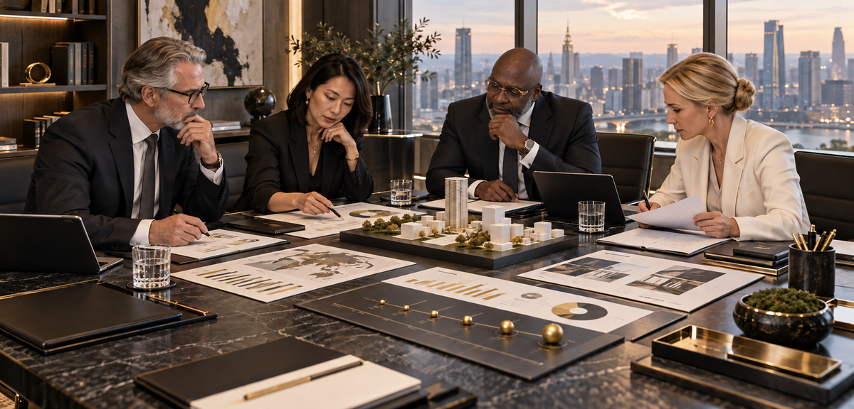 Investors evaluating a startup’s business model, market opportunity, financial projections, leadership, and growth potential.